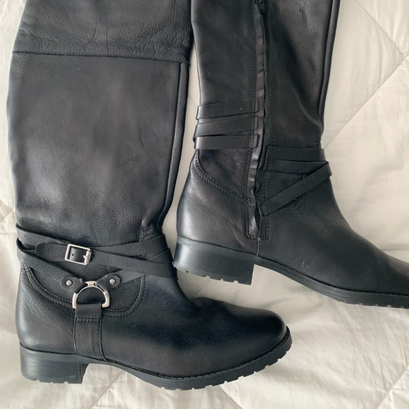 Ralph Lauren Black Riding Boots- Sonya size 7.5 - Picture 2 of 5